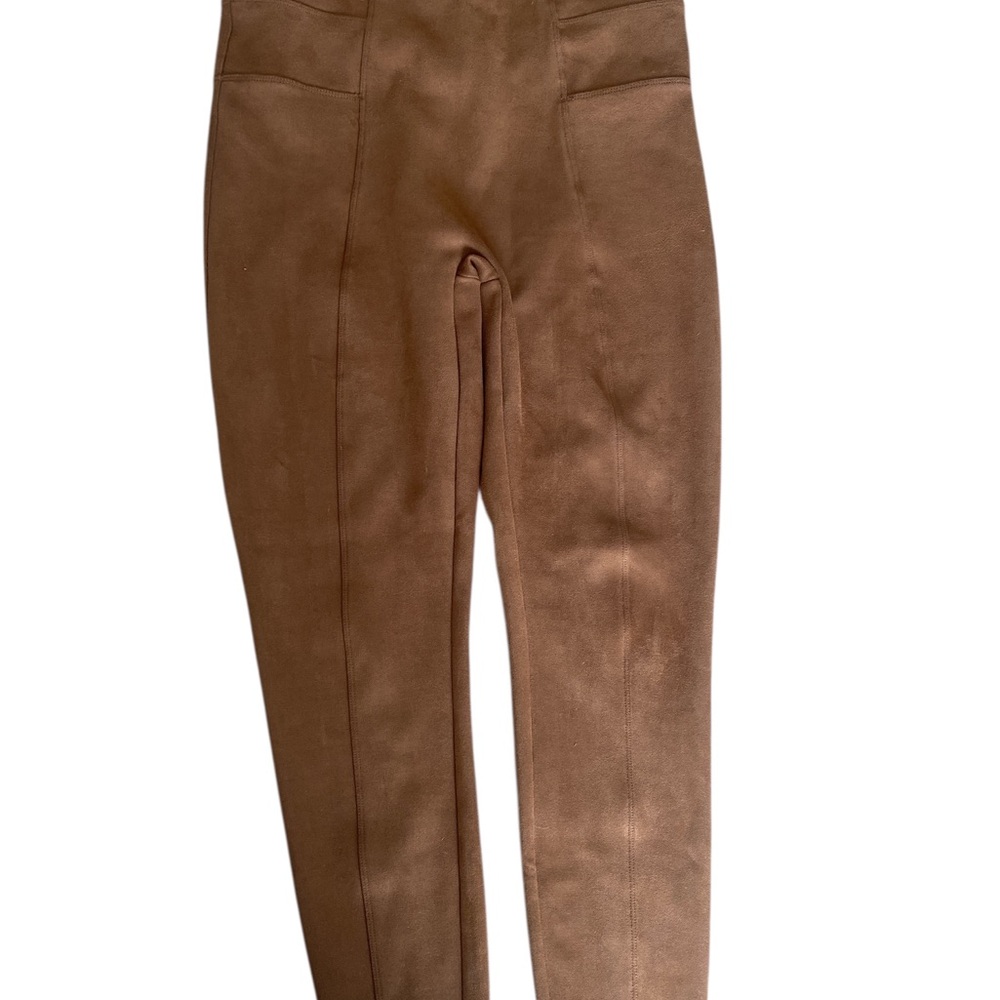 SPANX High-Waist Faux-Suede Riding Tights